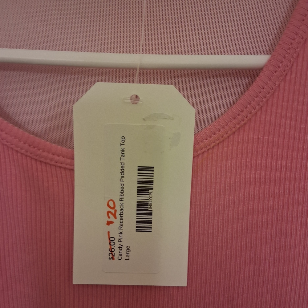 Zenana Outfitters Pink Ribbed Tank Top - Picture 3 of 5